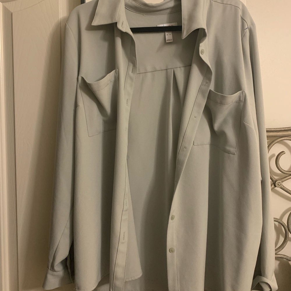 Vintage oversized button up